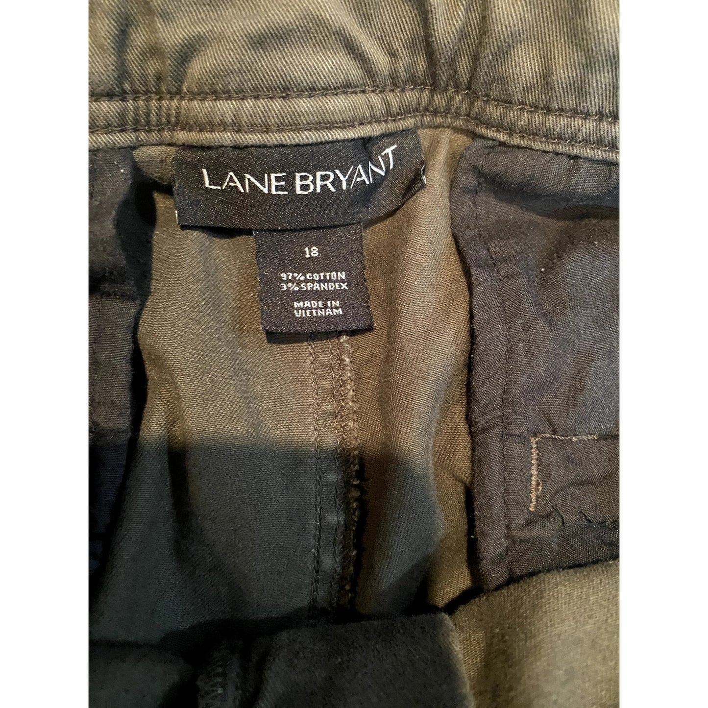 Lane Bryant Olive Khaki Pants - Size 18 (EUC)