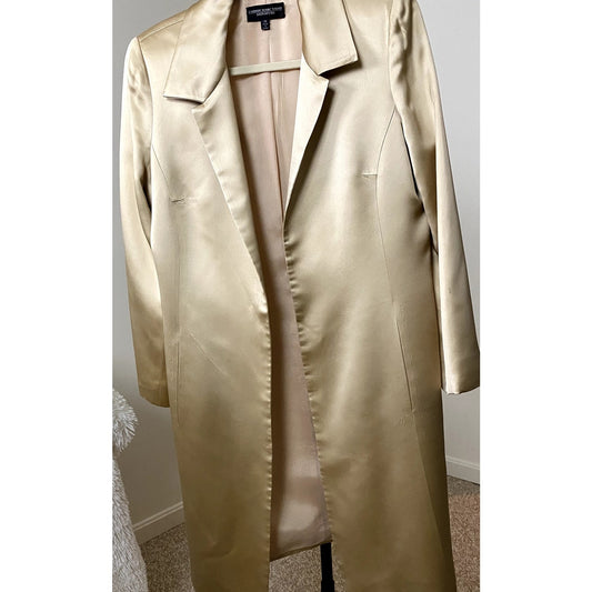 Carmen Marc Valvo Gold Open Duster - Size 14 (EUC)