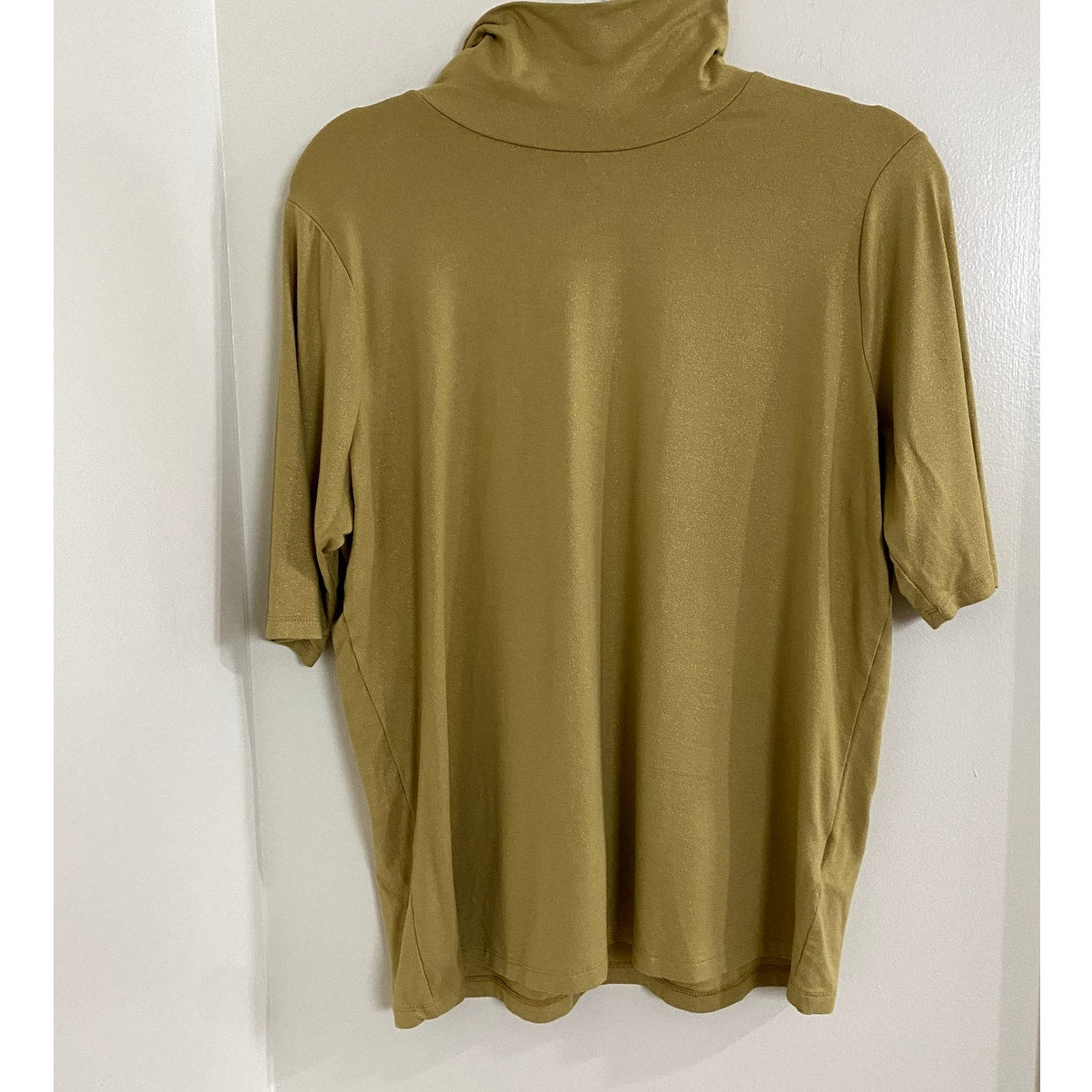 LAUREN Ralph Lauren Black Label Gold Metallic Top - Sz. 1X (EUC)