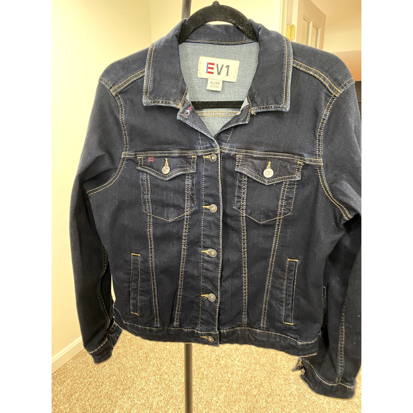 EV1 LOVE Denim Jacket - Size XL (EUC)