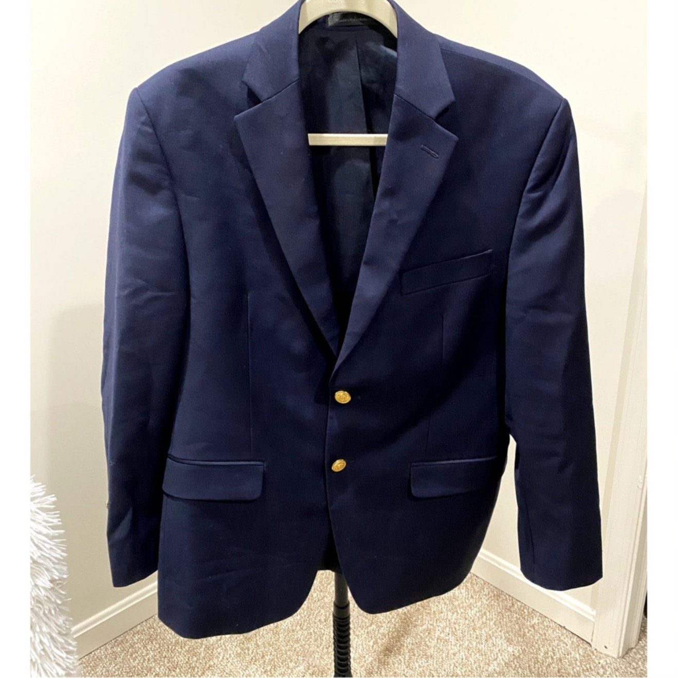 LAUREN Ralph Lauren Blue Wool Blazer - Sz.38S (EUC)