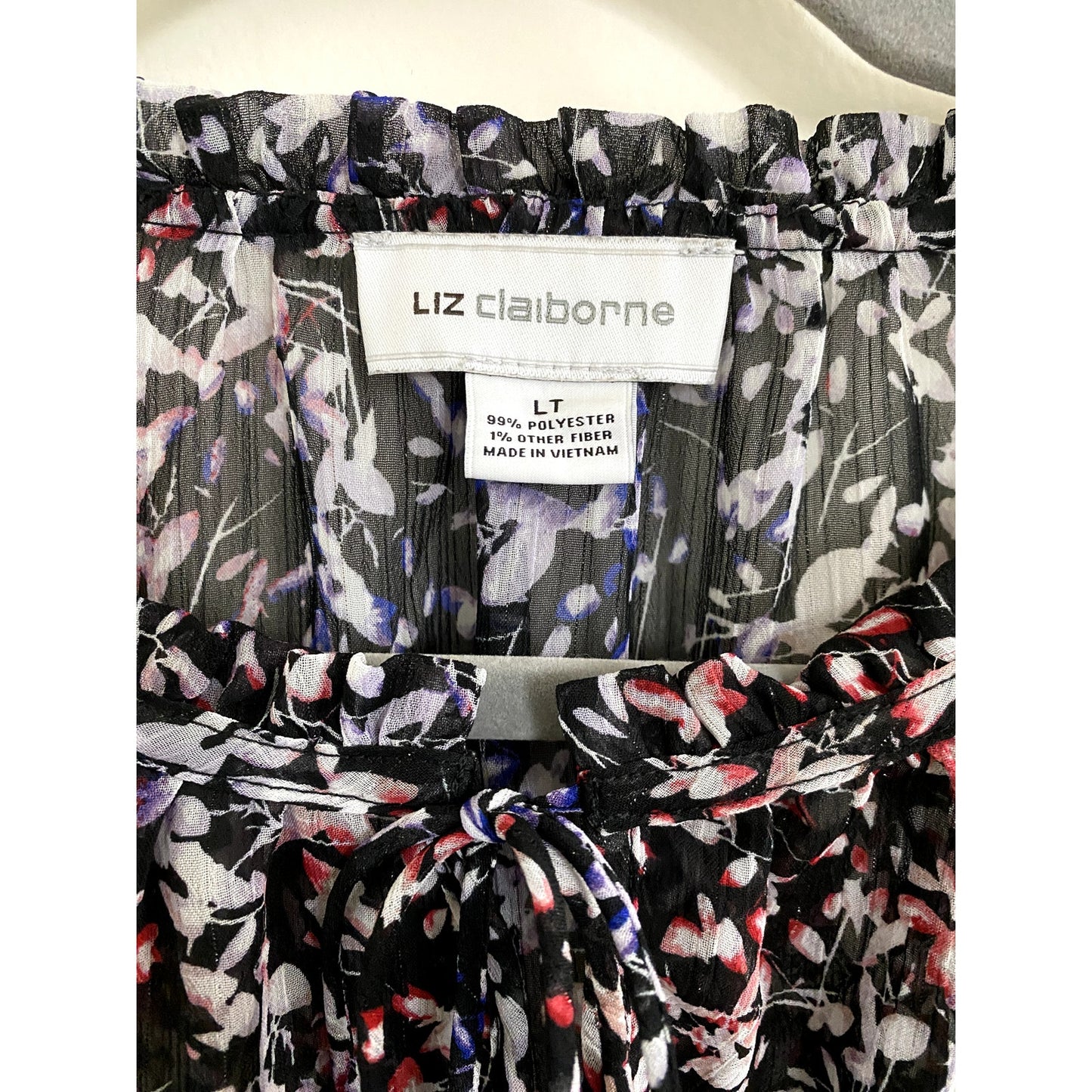 Liz Claiborne Multiprint Blouse - Size LT (EUC)