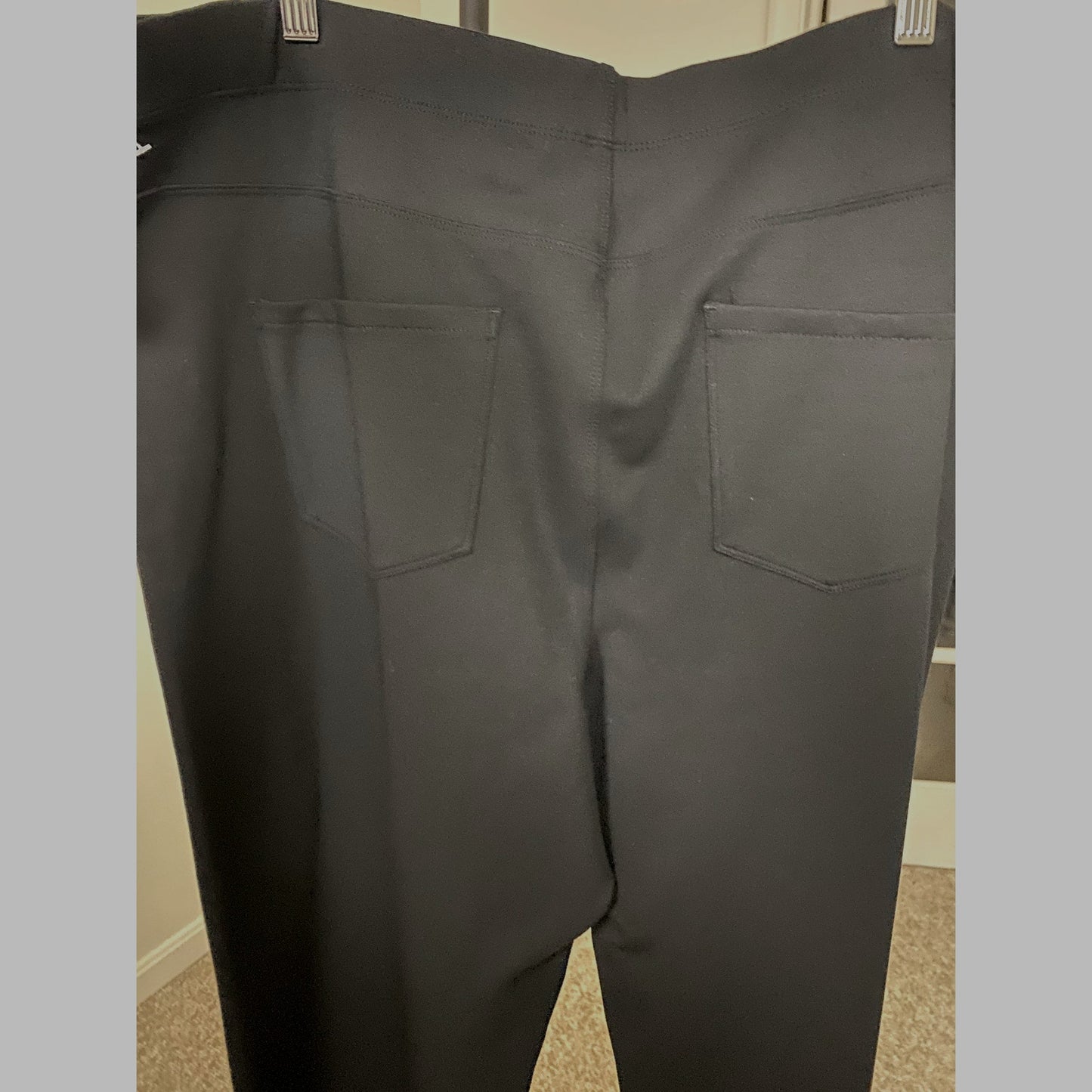 Karen Scott Sport Black Comfort Pants - Size 1X (NWT)