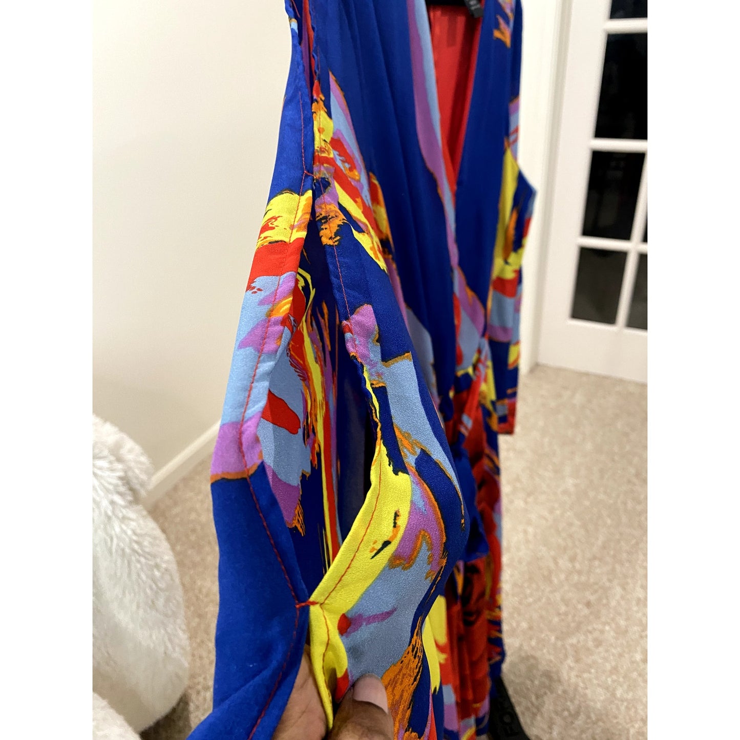 Ashley Stewart Multiprint Maxi Dress - Size 18/20 (EUC)