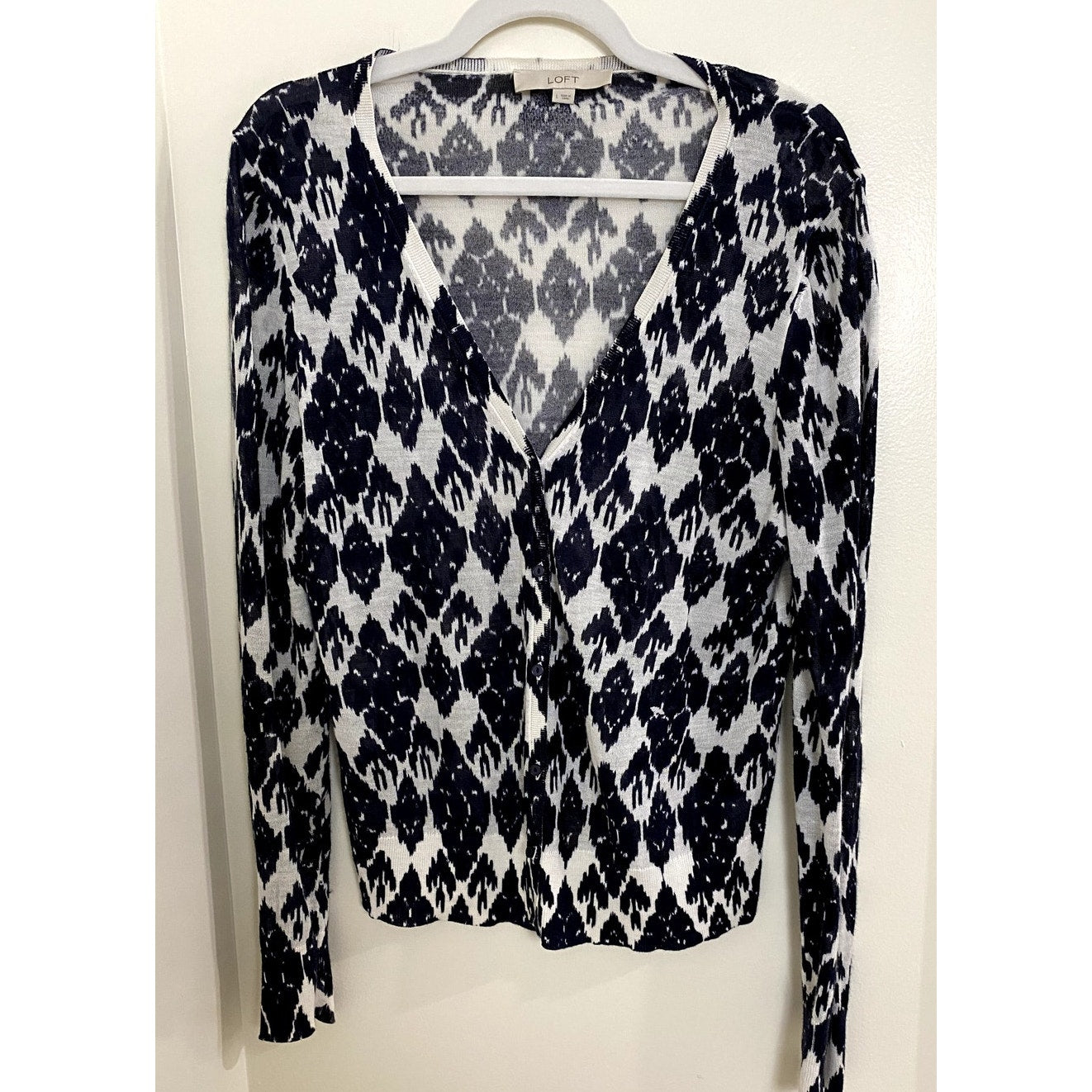 Ann Taylor LOFT Cardigan Button Up Sweater - Size L (EUC)