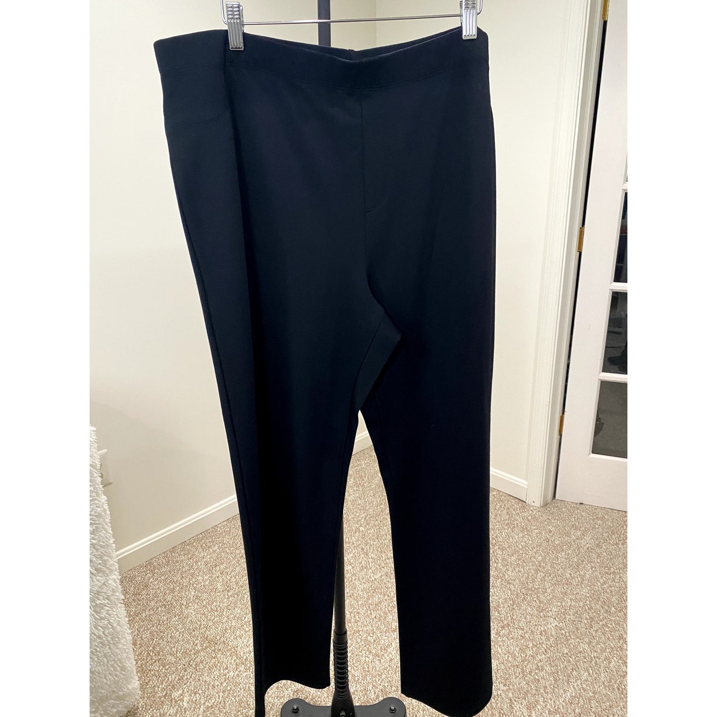 Karen Scott Sport Black Comfort Pants - Size 1X (NWT)