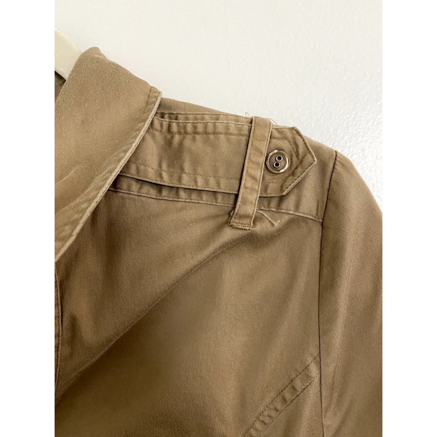 Lane Bryant Khaki Utility Button Up Blouse - Size 20