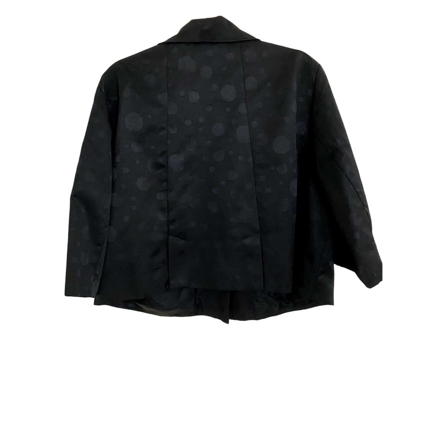 Spenser Woman Black Cropped Polka Dot Blazer _ Size 1X (EUC)