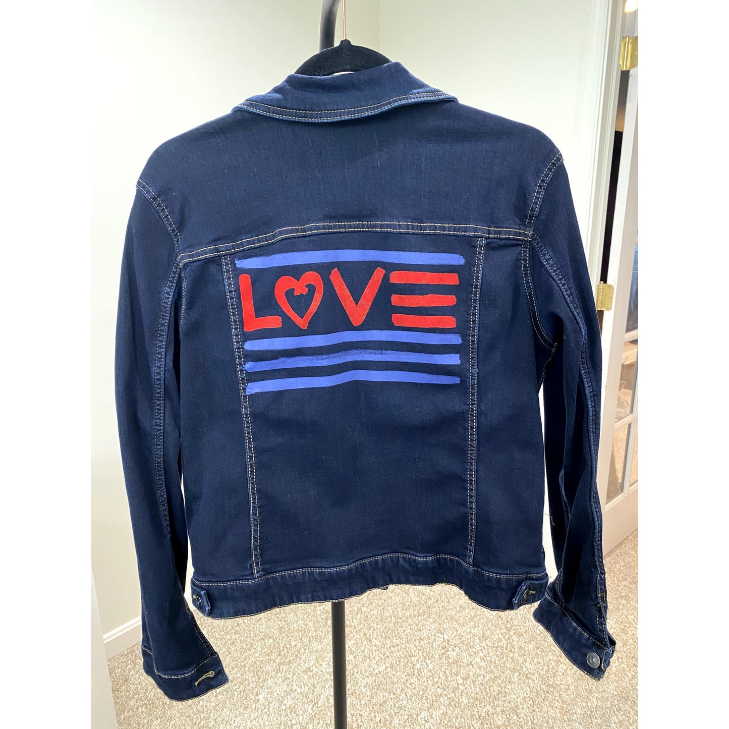 EV1 LOVE Denim Jacket - Size XL (EUC)