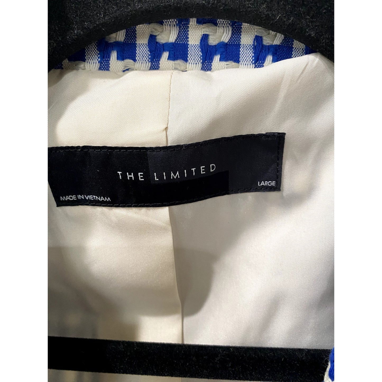 The Limited Blue/White Blazer - Size Large (NWT)