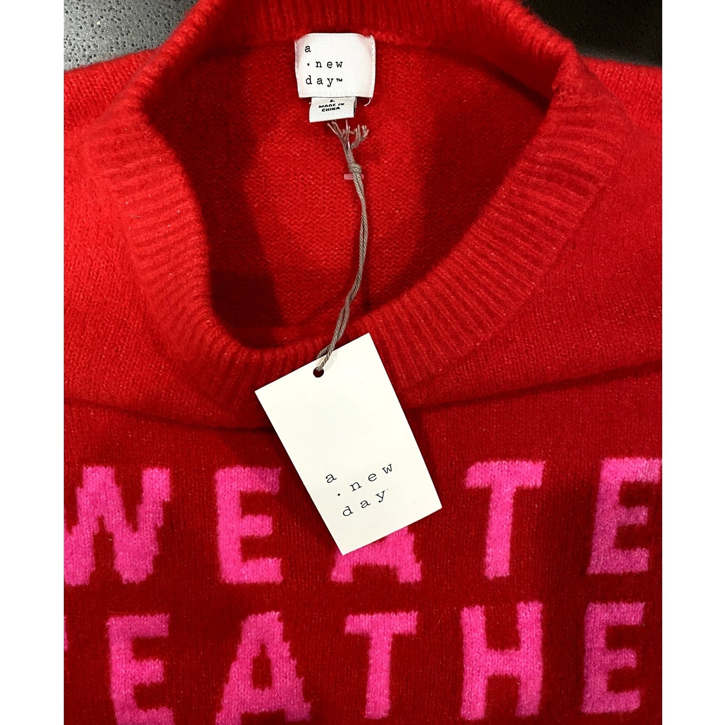 A New Day “Sweater Weather” Sweater - Size L (NWT)