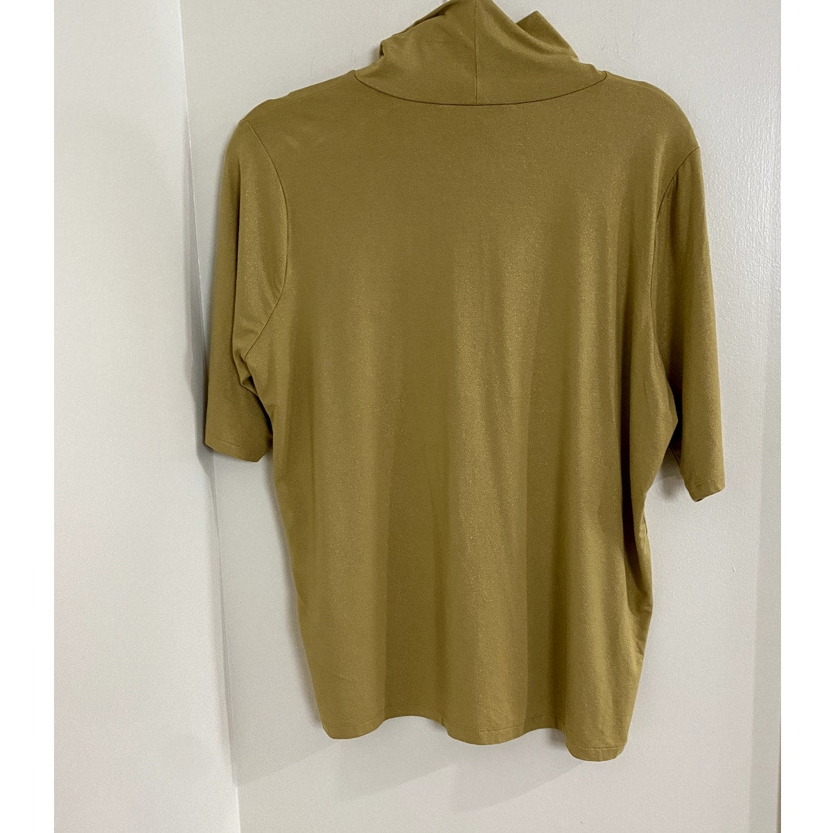 LAUREN Ralph Lauren Black Label Gold Metallic Top - Sz. 1X (EUC)