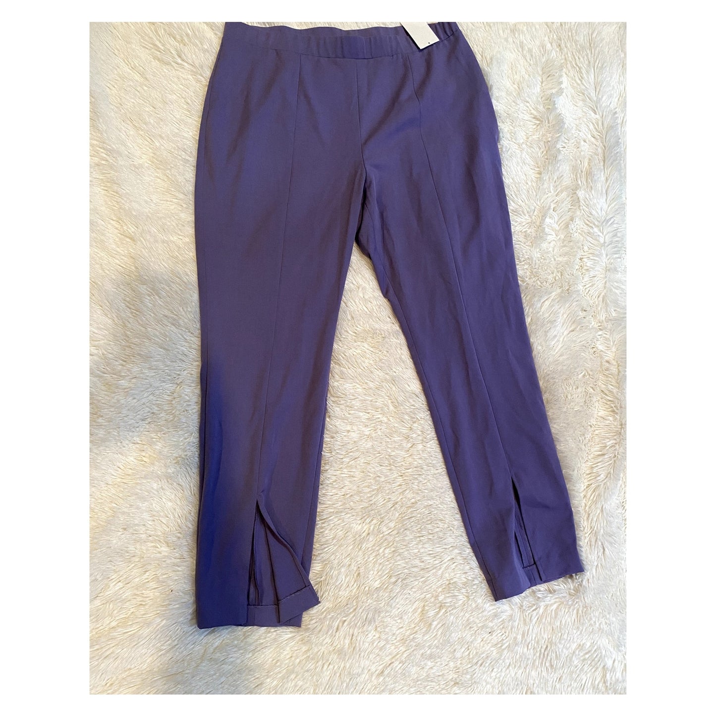 1.STATE  Split Cuff Straight Leg Lavender (Purple) Pants - Sz. 14W (NWT)