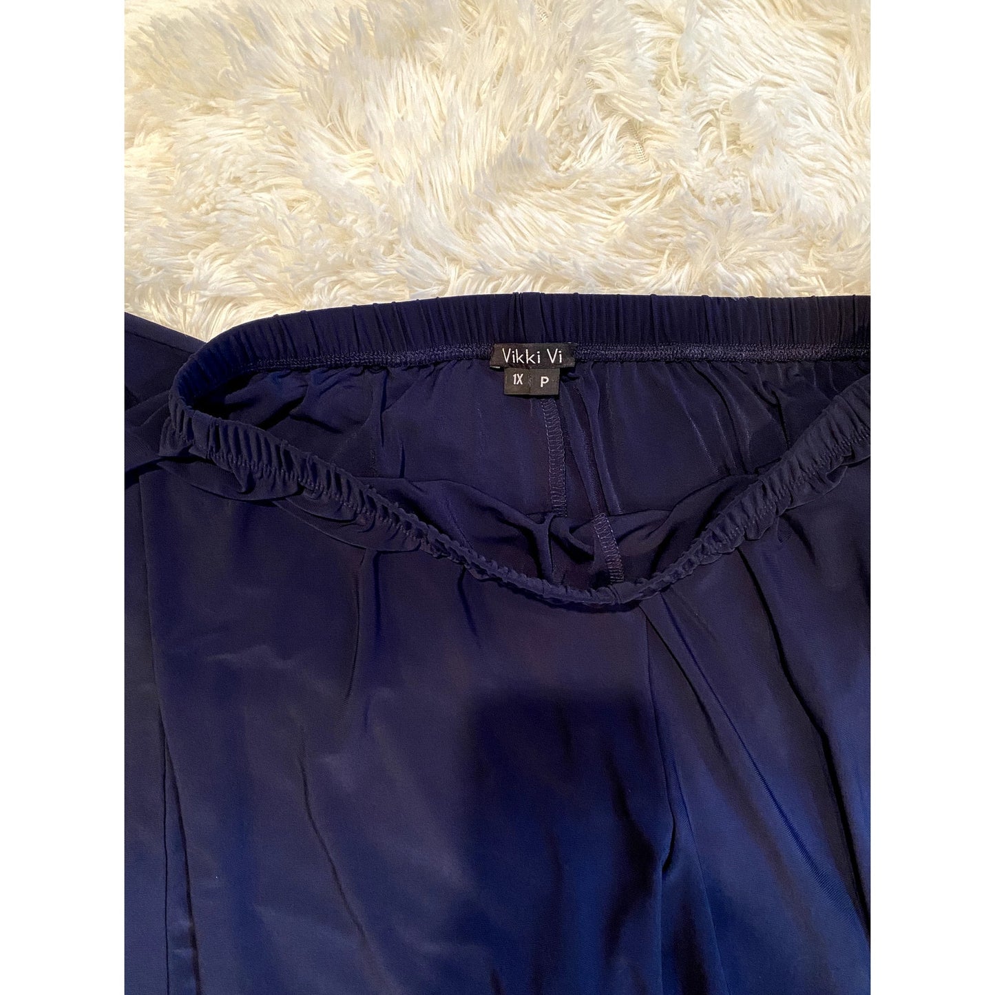 Vikki Vi  2 Piece Blue Pant Set - Sz. 0X/1X (EUC)