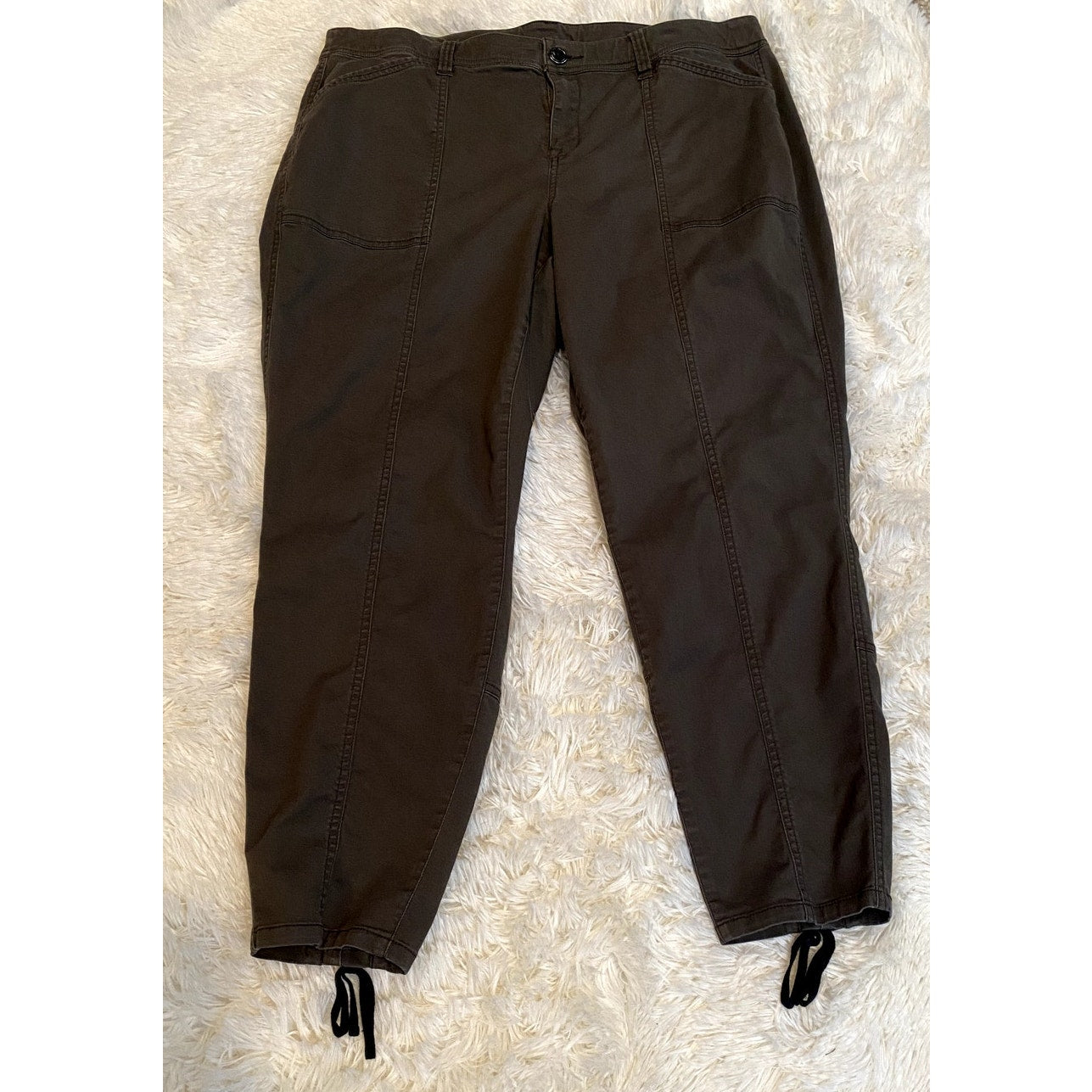 Lane Bryant Olive Khaki Pants - Size 18 (EUC)